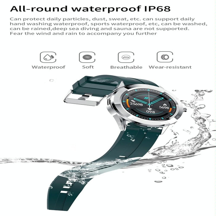 Ip68 Waterproof Smart Watch Heart Rate Sleep Monitoring