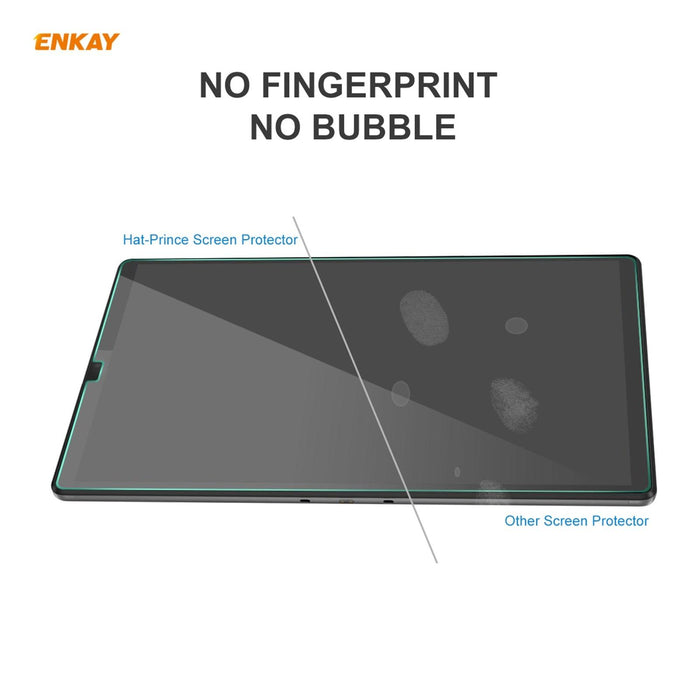 For Lenovo Tab M10 Plus Tb-X606F 2 Pcs Hat-Prince 0.33Mm 9H Surface Hardness 2.5D Explosion-Proof Tempered Glass Protector Film