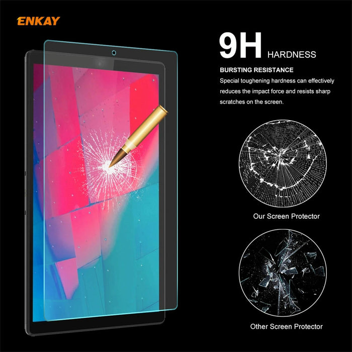 For Lenovo Tab M10 Hd 2Nd Gen 2 Pcs Hat-Prince 0.33Mm 9H Surface Hardness 2.5D Explosion-Proof Tempered Glass Protector Film