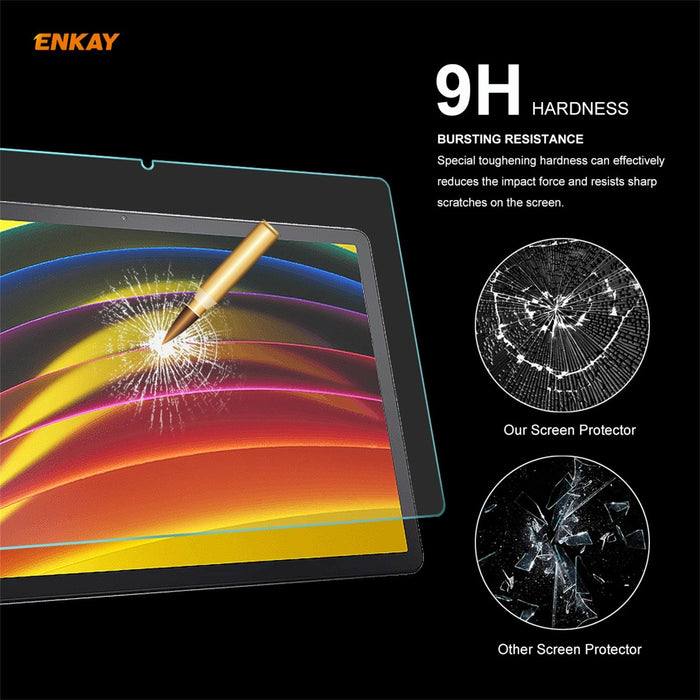 For Lenovo Tab P11 2 Pcs Hat-Prince 0.33Mm 9H Surface Hardness 2.5D Explosion-Proof Tempered Glass Protector Film