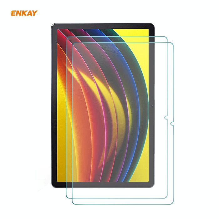 For Lenovo Tab P11 2 Pcs Hat-Prince 0.33Mm 9H Surface Hardness 2.5D Explosion-Proof Tempered Glass Protector Film