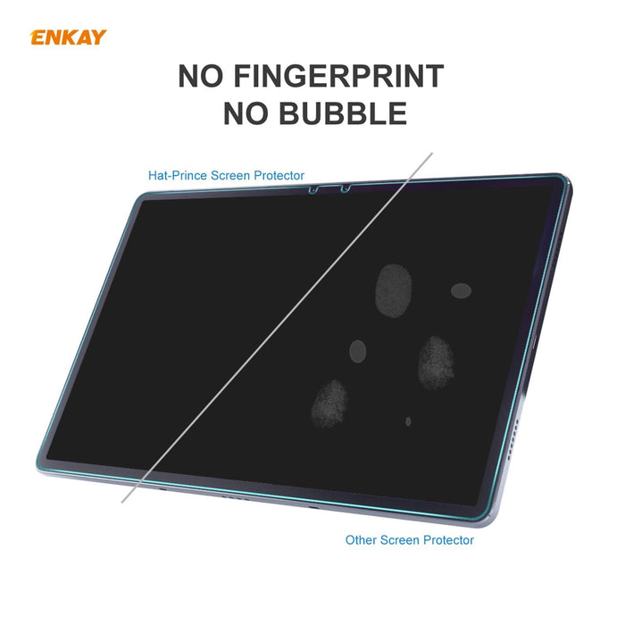 For Lenovo Tab P11 Pro 2 Pcs Hat-Prince 0.33Mm 9H Surface Hardness 2.5D Explosion-Proof Tempered Glass Protector Film