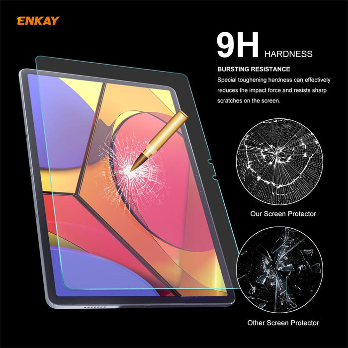 For Lenovo Tab P11 Pro 2 Pcs Hat-Prince 0.33Mm 9H Surface Hardness 2.5D Explosion-Proof Tempered Glass Protector Film