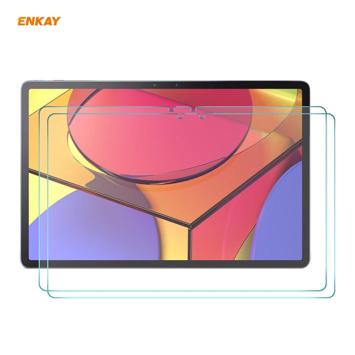 For Lenovo Tab P11 Pro 2 Pcs Hat-Prince 0.33Mm 9H Surface Hardness 2.5D Explosion-Proof Tempered Glass Protector Film