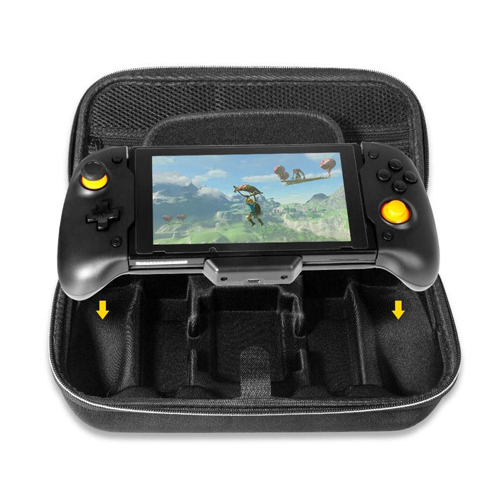 Switch Gamepad Grip With Storage And Vibration