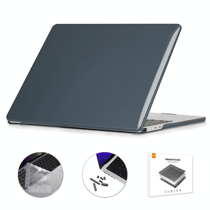 For Macbook Air 13.6 2022 / 2024 A2681 M2 / A3113 M3 Us Version 3 In 1 Crystal Laptop Case With Tpu Keyboard Film / Anti-Dust Plugs