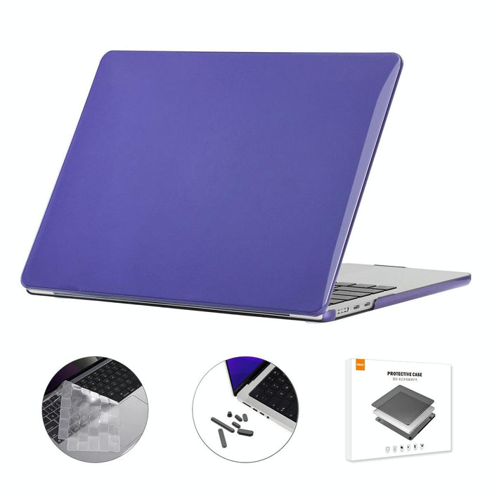 For Macbook Air 13.6 2022 / 2024 A2681 M2 / A3113 M3 Us Version 3 In 1 Crystal Laptop Case With Tpu Keyboard Film / Anti-Dust Plugs
