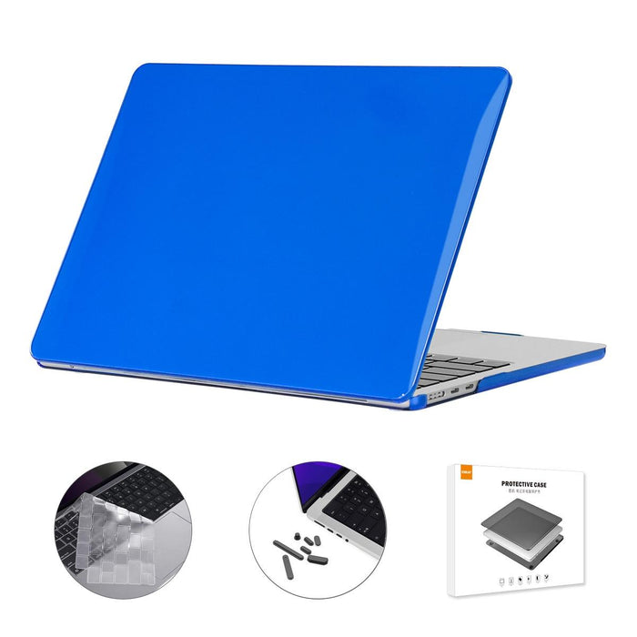 For Macbook Air 13.6 2022 / 2024 A2681 M2 / A3113 M3 Us Version 3 In 1 Crystal Laptop Case With Tpu Keyboard Film / Anti-Dust Plugs