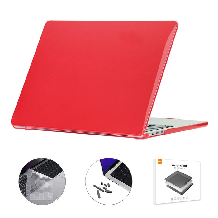 For Macbook Air 13.6 2022 / 2024 A2681 M2 / A3113 M3 Us Version 3 In 1 Crystal Laptop Case With Tpu Keyboard Film / Anti-Dust Plugs