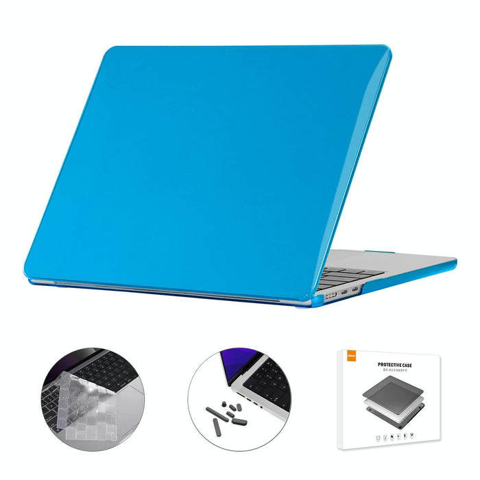 For Macbook Air 13.6 2022 / 2024 A2681 M2 / A3113 M3 Us Version 3 In 1 Crystal Laptop Case With Tpu Keyboard Film / Anti-Dust Plugs