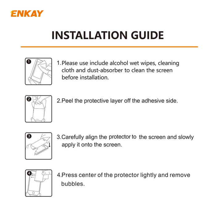 Enkay Hat Prince 3 In 1 0.2mm 9h 2.15d Tempered Glass Film