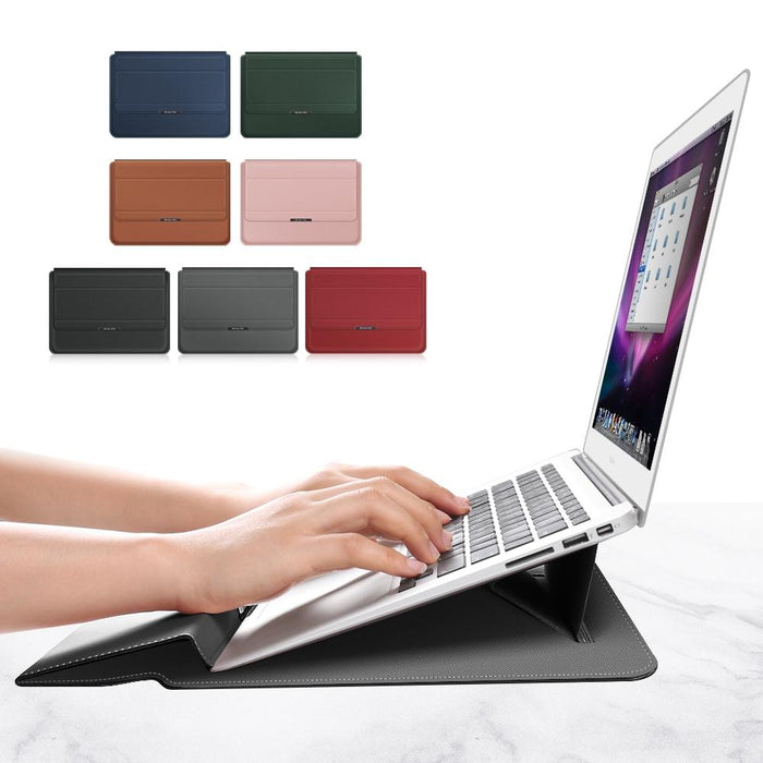 4 In 1 Universal Laptop Holder Pu Waterproof Protection Wrist Laptop Bag - 15/16Inch