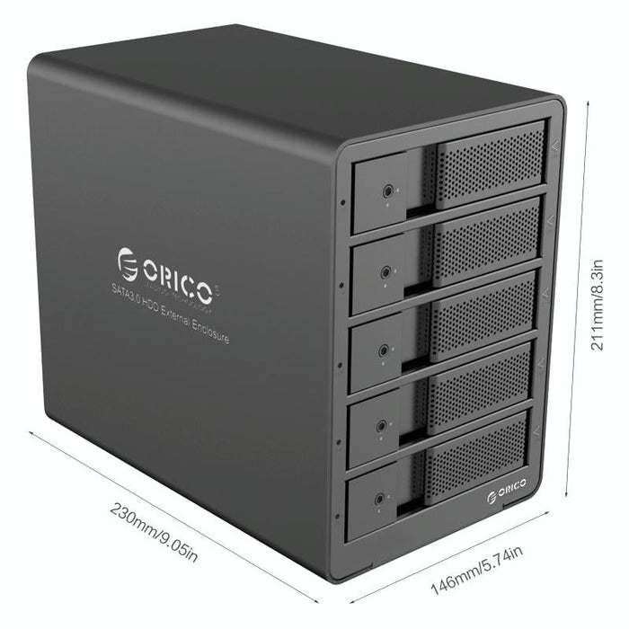 3.5 External Hdd Enclosure Orico 9558ru3 V1 Bk