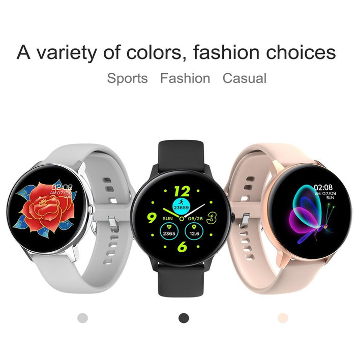 Colour Smart Watch Ip68 Waterproof Temp/Heart/Bp/Sleep Monitoring Menstrual Cycle Prediction