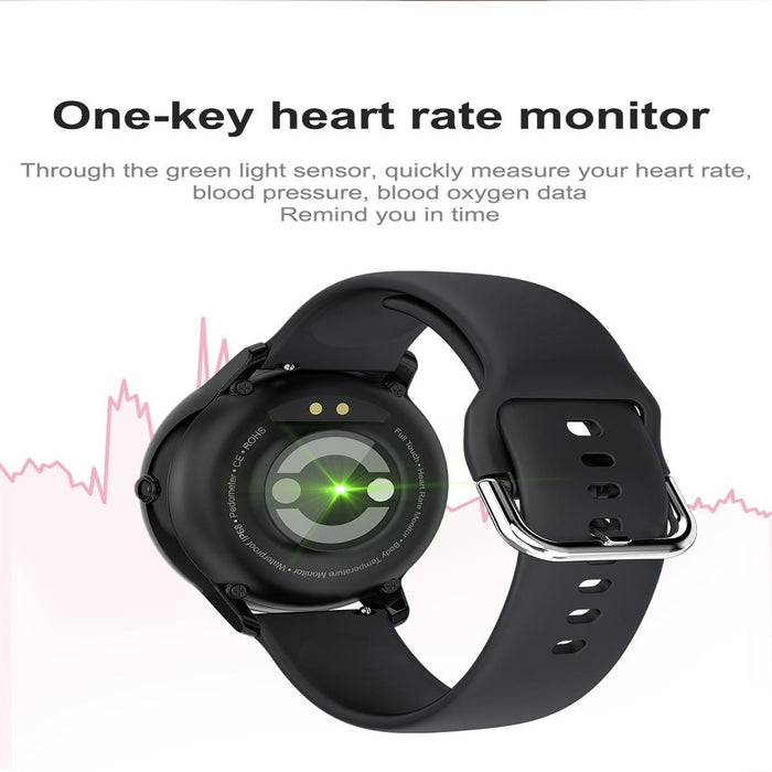 Colour Smart Watch Ip68 Waterproof Temp/Heart/Bp/Sleep Monitoring Menstrual Cycle Prediction