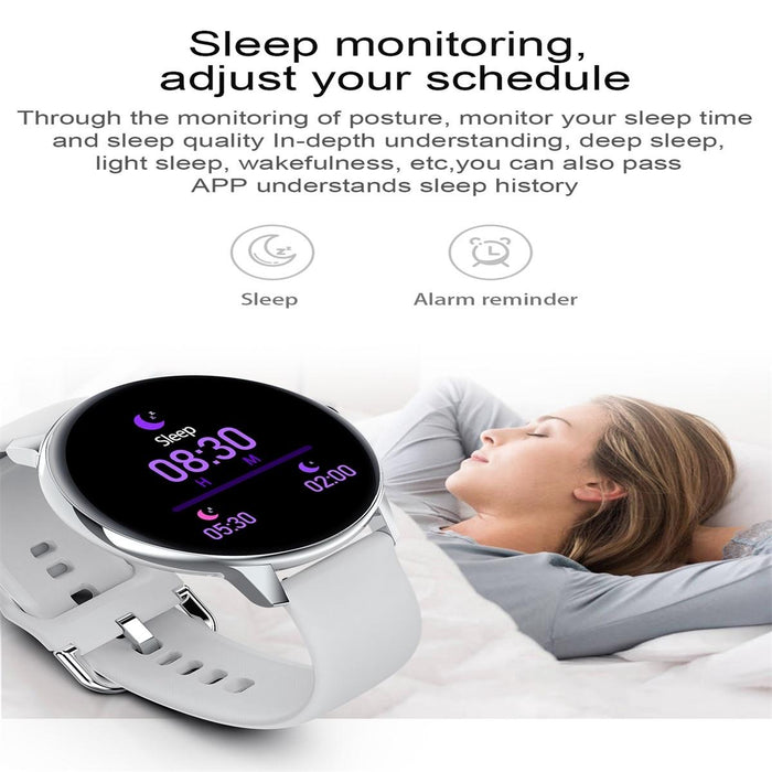 Colour Smart Watch Ip68 Waterproof Temp/Heart/Bp/Sleep Monitoring Menstrual Cycle Prediction