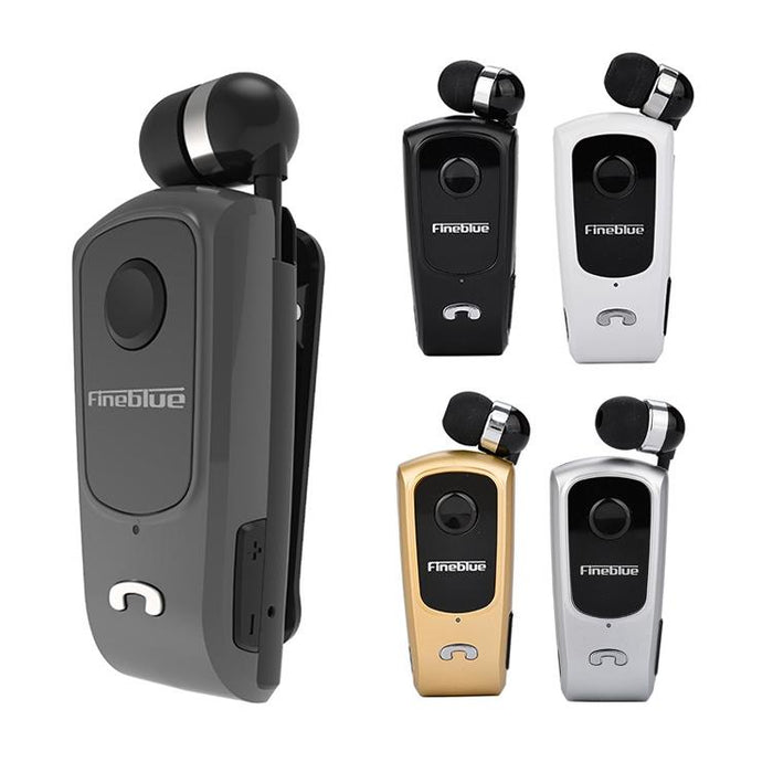 F920 Csr4.1 Retractable Cable Caller Vibration Reminder Anti-Theft Bluetooth Headset