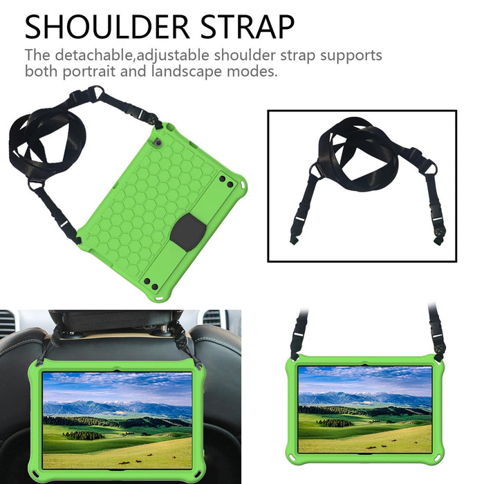 Honeycomb Design Eva + Pc Material Four Corner Anti Falling Flat Protective Shell With Strap