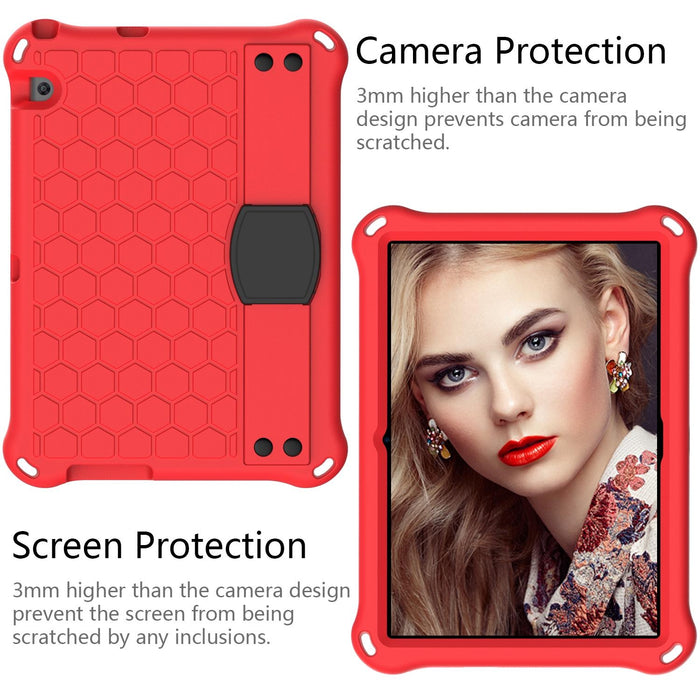 Honeycomb Design Eva + Pc Material Four Corner Anti Falling Flat Protective Shell With Strap