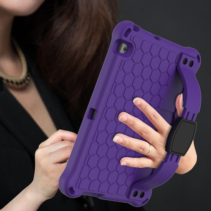 Honeycomb Design Eva + Pc Material Four Corner Anti Falling Flat Protective Shell With Strap