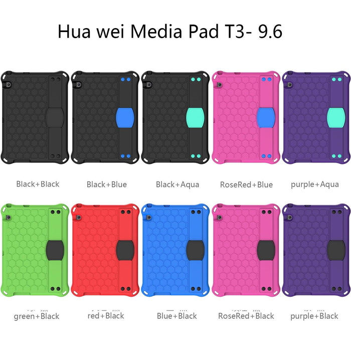 Honeycomb Design Eva + Pc Material Four Corner Anti Falling Flat Protective Shell With Strap
