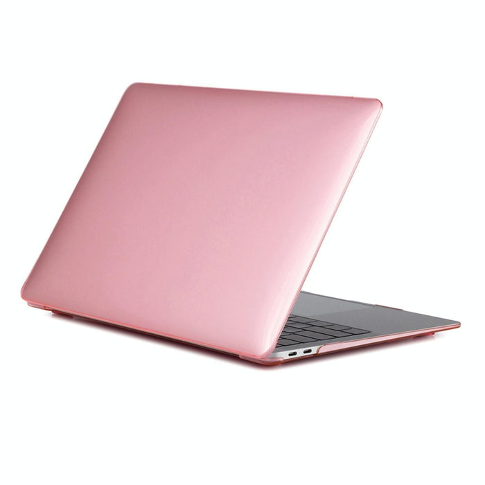 For Macbook Air 13.3 Inch A1932 2018 3 In 1 Crystal Laptop Protective Case + Us Version Tpu Keyboard Film + Anti-Dust Plugs Set