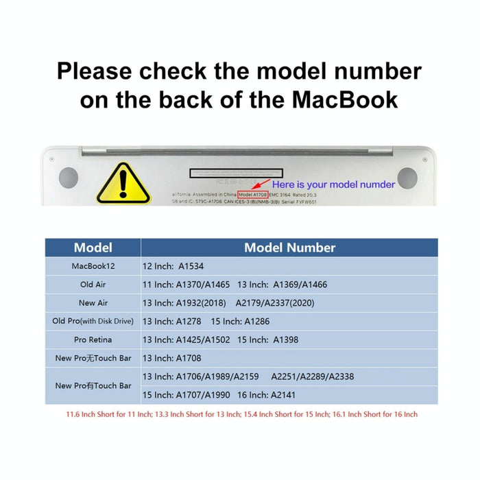 For Macbook Air 13.3 Inch A1932 2018 3 In 1 Crystal Laptop Protective Case + Us Version Tpu Keyboard Film + Anti-Dust Plugs Set