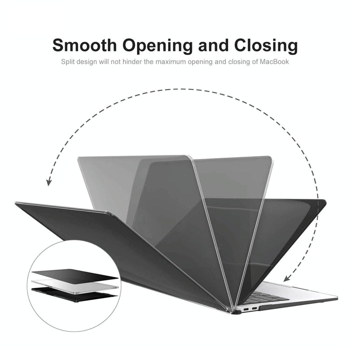 For Macbook Pro 13.3 Inch A2251 & A2289 & A2338 With Touch Bar 3 In 1 Matte Laptop Protective Case + Eu Version Tpu Keyboard Film + Anti-Dust Plugs Set