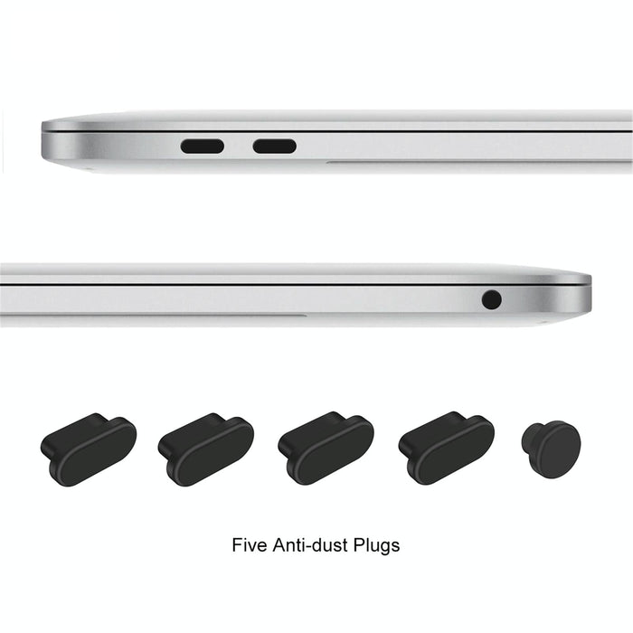 For Macbook Pro 13.3 Inch A2251 & A2289 & A2338 With Touch Bar 3 In 1 Matte Laptop Protective Case + Eu Version Tpu Keyboard Film + Anti-Dust Plugs Set