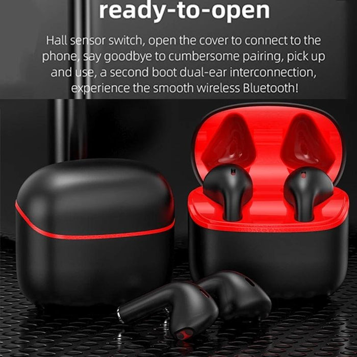 Jm12 Tws Earphone Bluetooth 5.0 Touch Control Stereo Bass Sport Wireless Earphone With Mic