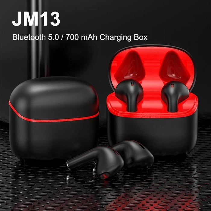 Jm13 Tws Earphone Bluetooth 5.0 Touch Control Stereo Bass Sport Wireless Earphone With Mic