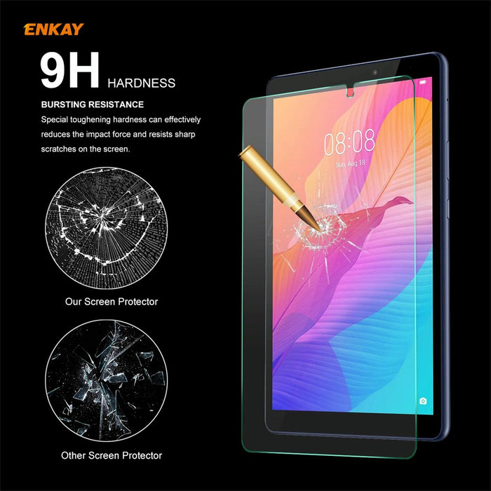 For Huawei Matepad T 8 / Honor Tablet X7 1 Pcs Hat-Prince 0.33Mm 9H Surface Hardness 2.5D Explosion-Proof Tempered Glass Protector Film