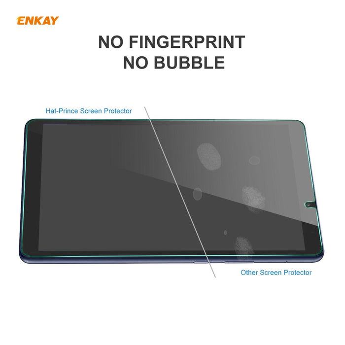 For Huawei Matepad T 8 / Honor Tablet X7 2 Pcs Hat-Prince 0.33Mm 9H Surface Hardness 2.5D Explosion-Proof Tempered Glass Protector Film