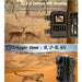 1080p Wildlife Hunting Camera with Night Vision for Outdoor