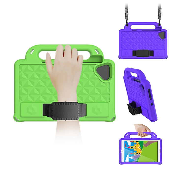 Diamond Series Eva Portable Flat Anti Falling Sleeve Protective Shell With Bracket / Strap