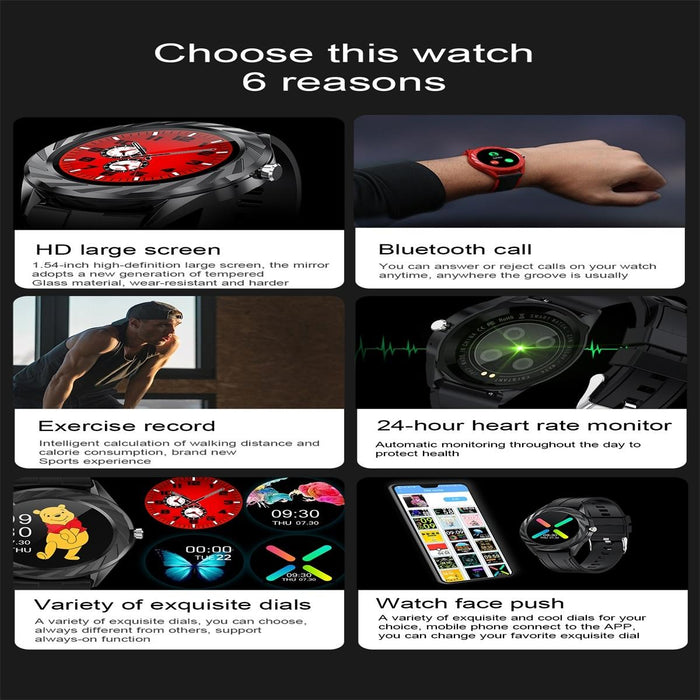 Colour Screen Smart Watch Ip67 Waterproof Bluetooth Call/Heart Rate/Bp/Oxygen/Sleep Monitoring