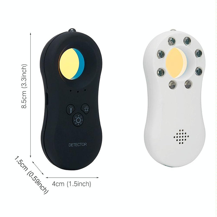 Hotel Anti-Spy Monitoring Portable Monitor Camera Alarm Flashlight Anti-Theft Home Infrared Detector