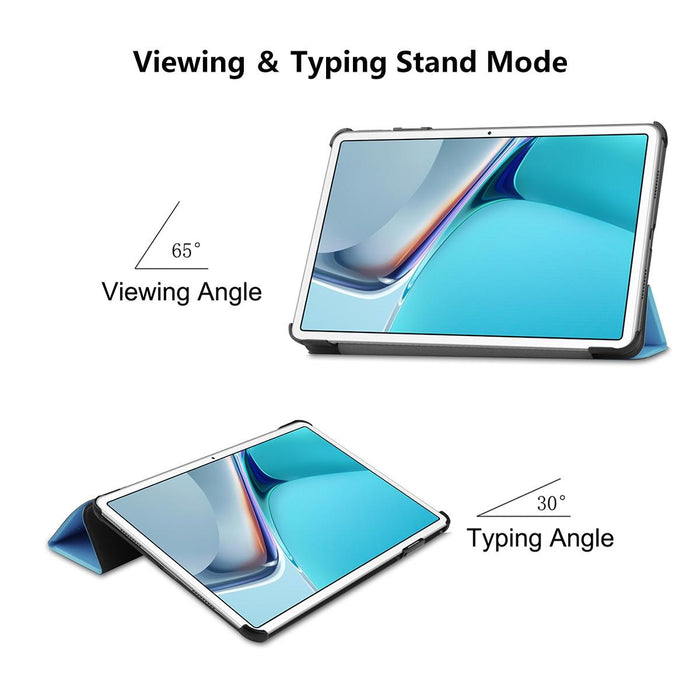 Custer Texture Horizontal Flip Pu+Pc Leather Case With Three-Folding Holder & Sleep / Wake-Up Function