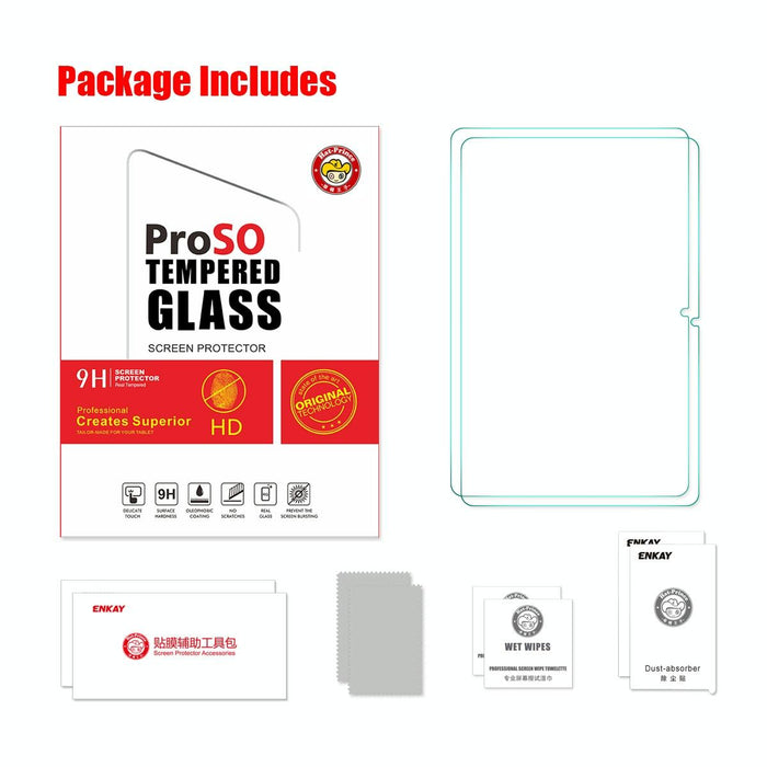 2 Pcs For Honor Tablet V7 Pro Hat-Prince 0.33Mm Explosion-Proof Tempered Glass Protector Anti-Scratch Film