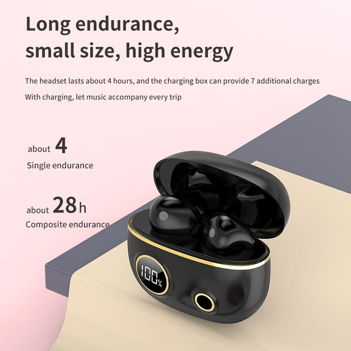 Pro100 Tws Bluetooth 5.2 Noise Canceling Waterproof 9D Stereo Sports Earphones With Charging Case