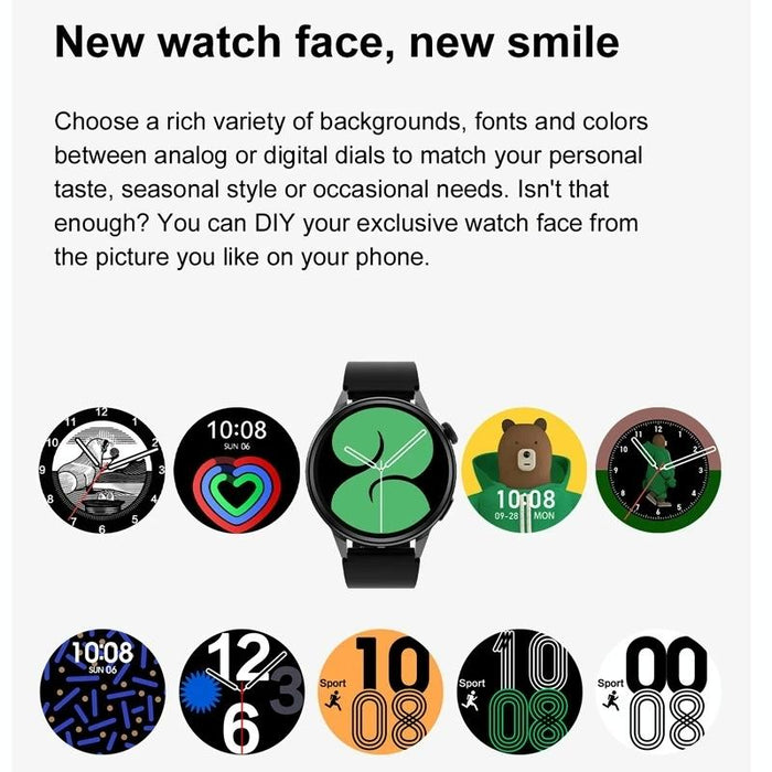 Colour Screen Smart Watch Silicone Band