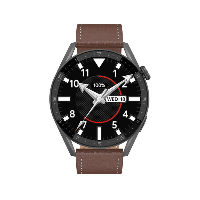 Leather Smart Watch Colour Screen