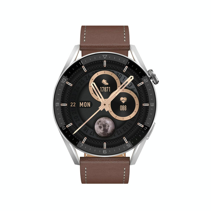 Leather Smart Watch Colour Screen