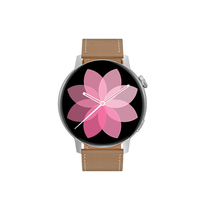 Leather Smart Watch Colour Screen