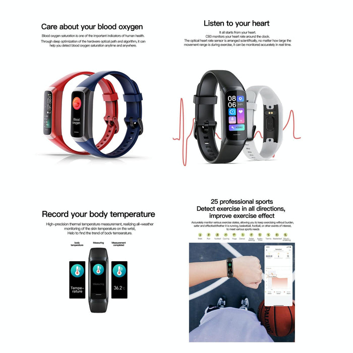 Waterproof Smart Fitness Band Ip67