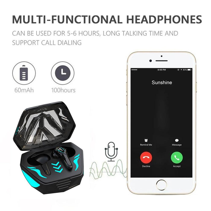 T&G Tg8 Wireless 9D Stereo Sports Waterproof Headphone With Led Charging Box