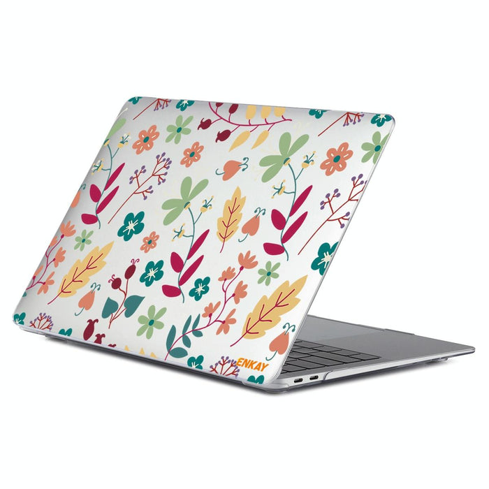 For Macbook Pro 16 Inch A2141 Flower Series Pattern Laotop Protective Crystal Case