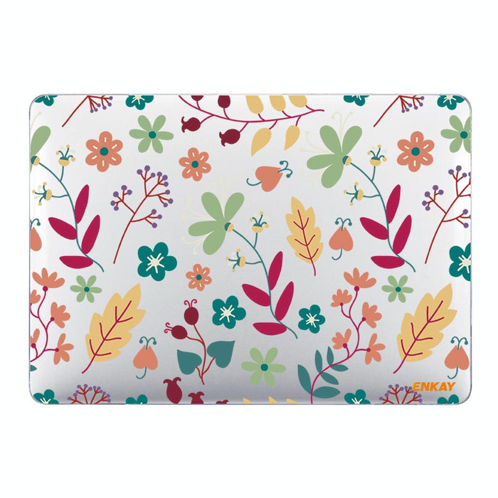 For Macbook Pro 16 Inch A2141 Flower Series Pattern Laotop Protective Crystal Case