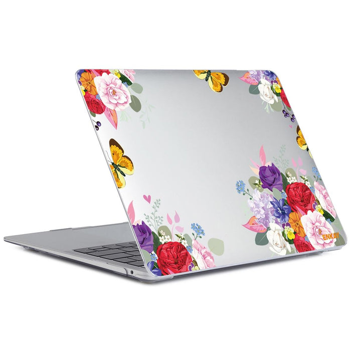 For Macbook Pro 16 Inch A2141 Flower Series Pattern Laotop Protective Crystal Case