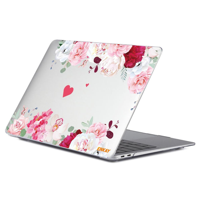 For Macbook Pro 16 Inch A2141 Flower Series Pattern Laotop Protective Crystal Case